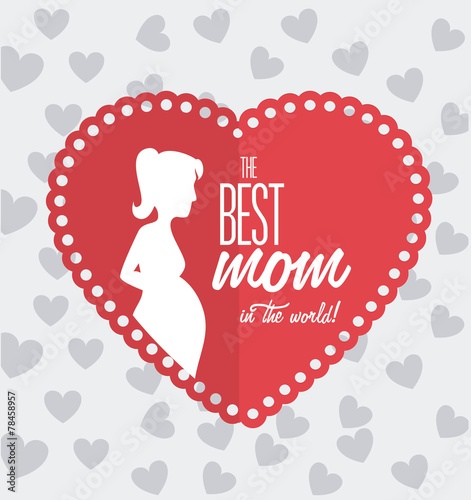 Mother day design, vector illustration.