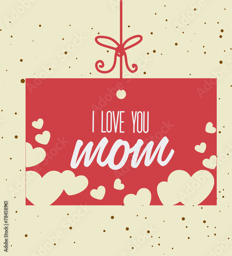 Mother day design, vector illustration.
