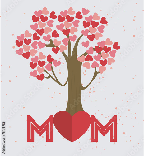 Mother day design, vector illustration.