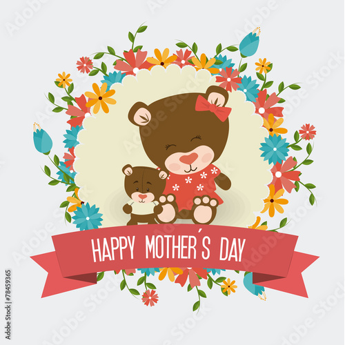 Mother day design, vector illustration.