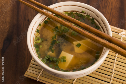 Photography Japanese miso soup