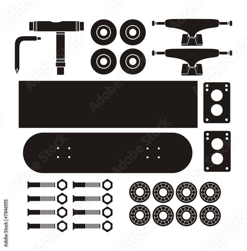 skateboard kits - silhouette