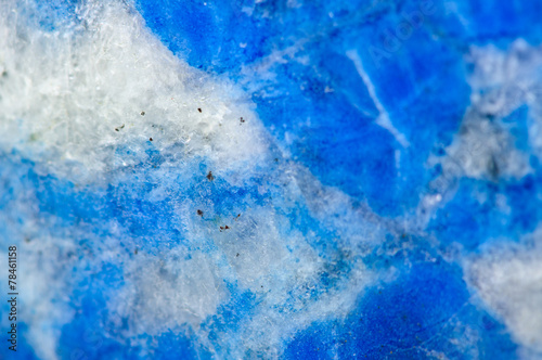 Lazurite 6Nа(АlSiO4)·Na2S. Blue rare mineral.