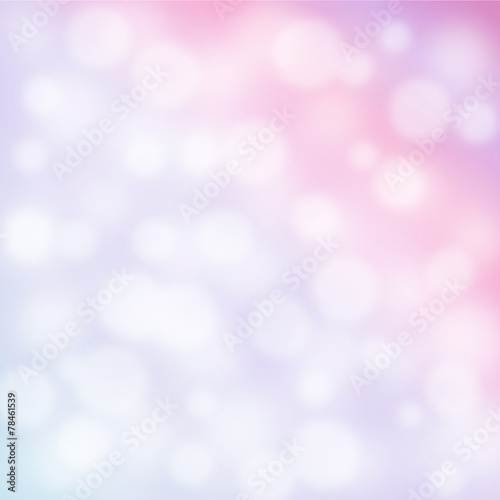 Abstract vector background with bokeh