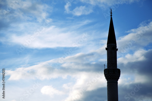 Obraz na płótnie Mosque Silhouette