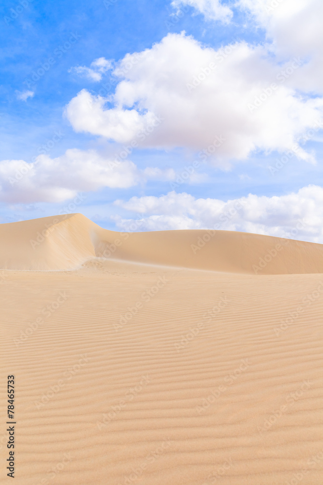 Fototapeta premium Sand desert in Viana Boavista, Cape Verde