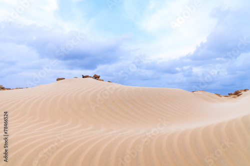 Sand desert in Viana Boavista  Cape Verde