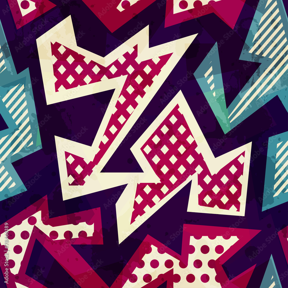 Obraz premium cloth seamless pattern with grunge effect