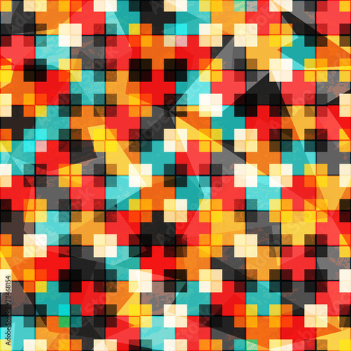 bright rainbow seamless pattern