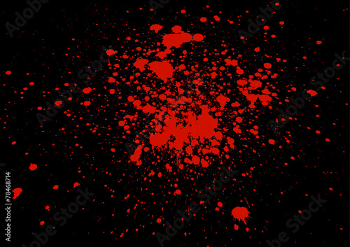 Abstract splatter blood background