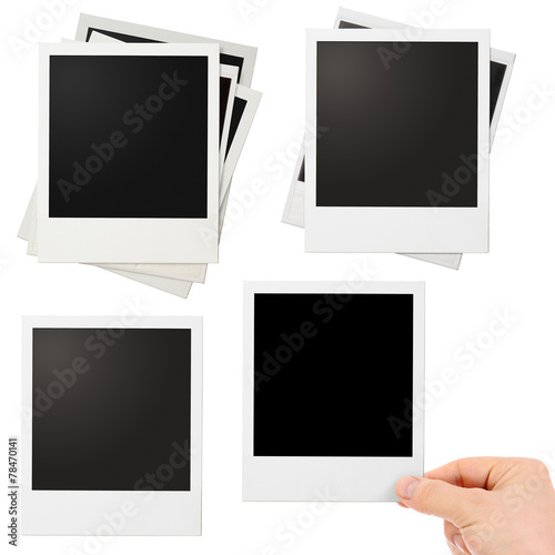 Various polaroid photo fram...