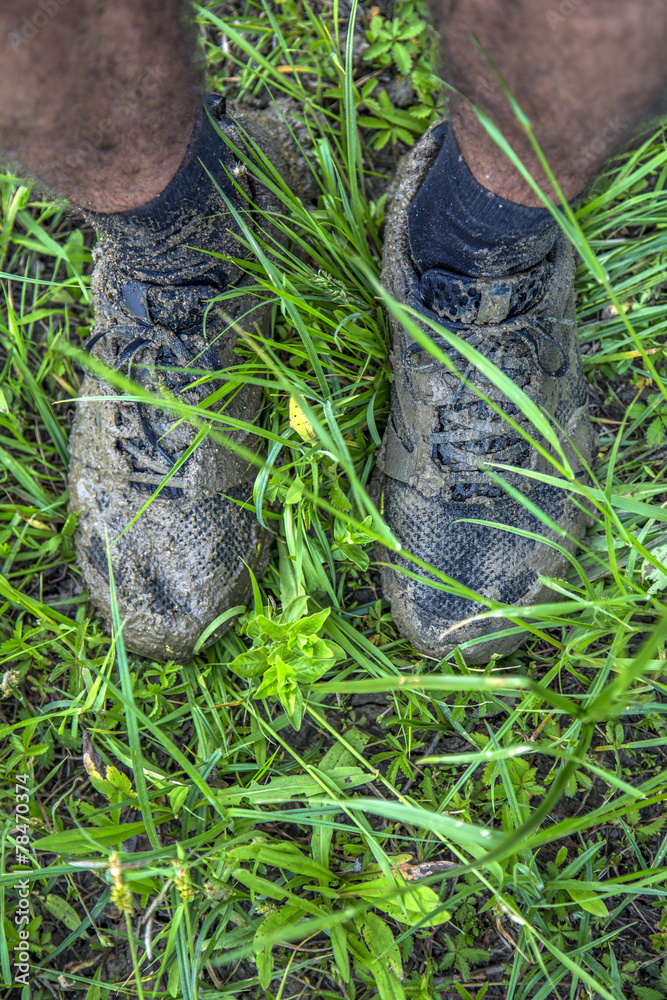 Obraz premium Dirty shoes