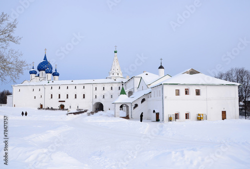 Кремль в Суздале зимой
