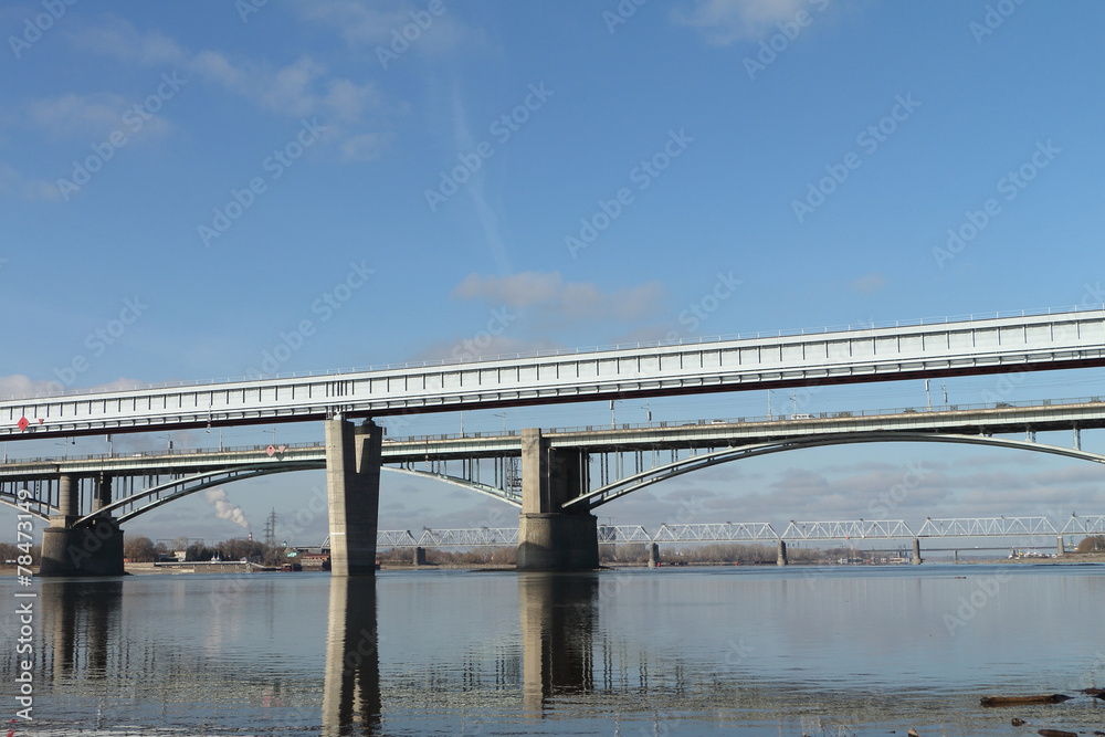 Bridges through the river