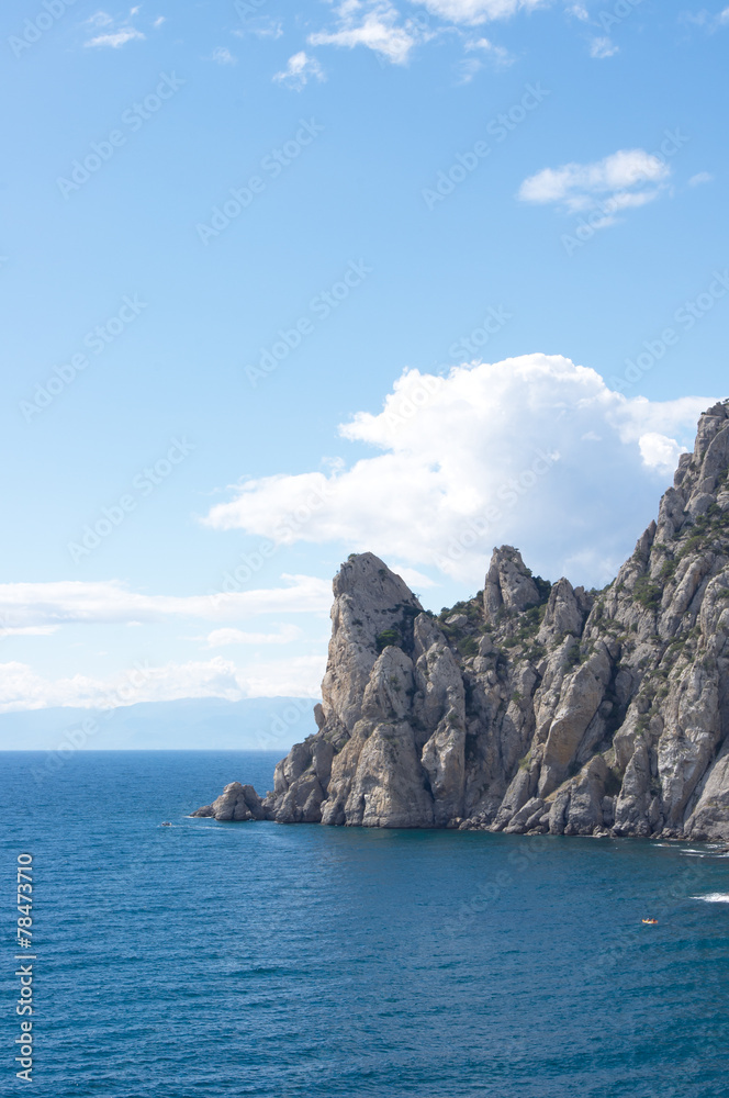 Rocks in the sea