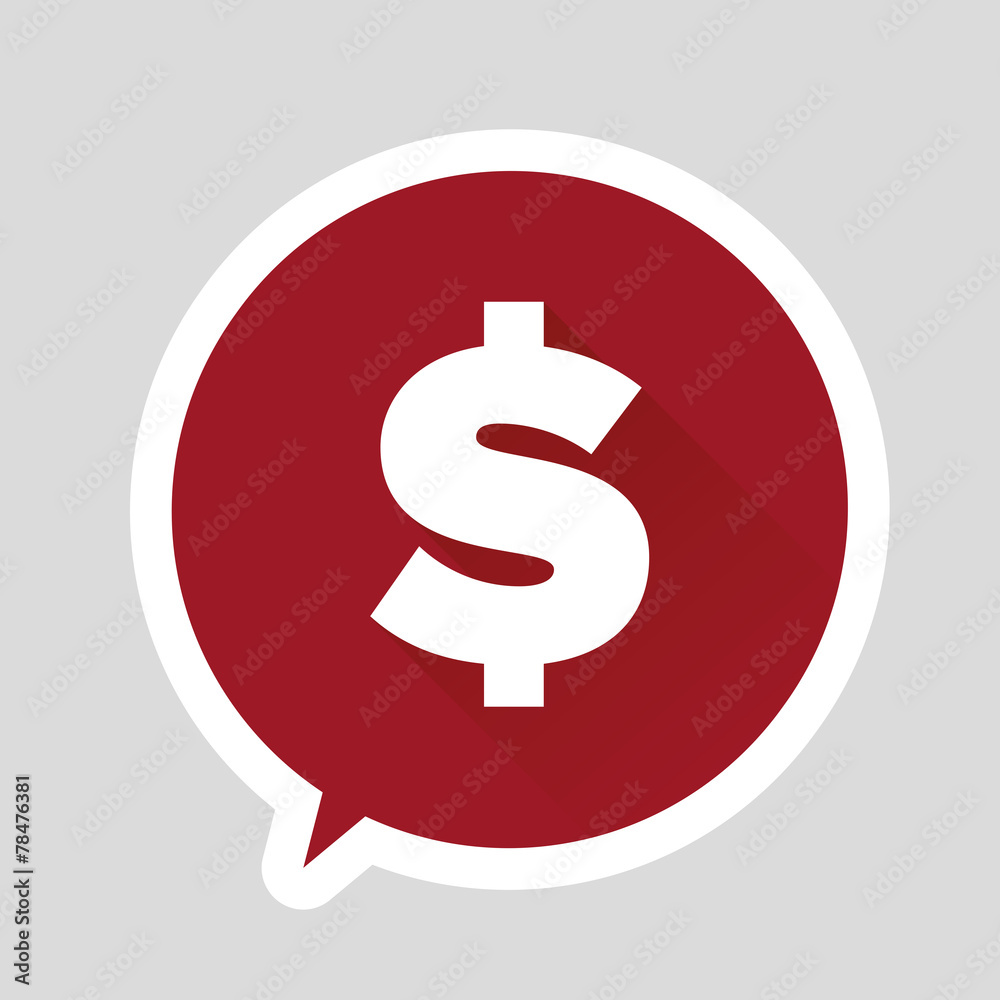 Dollar sign - vector flat design Dollar sign - vector flat design
