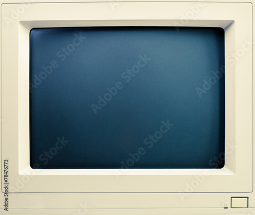 Old CRT computer monitor