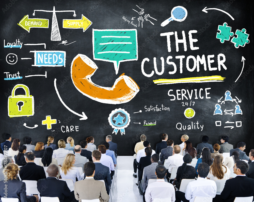 The Customer Service Target Market Support Assistance Concept The Customer Service Target Market Support Assistance Concept