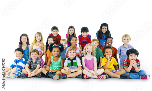 Diversity Childhood Children Innocence Friendship Concept