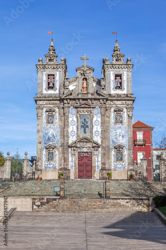 Santo Ildefonso Church in the city of Porto, Portugal