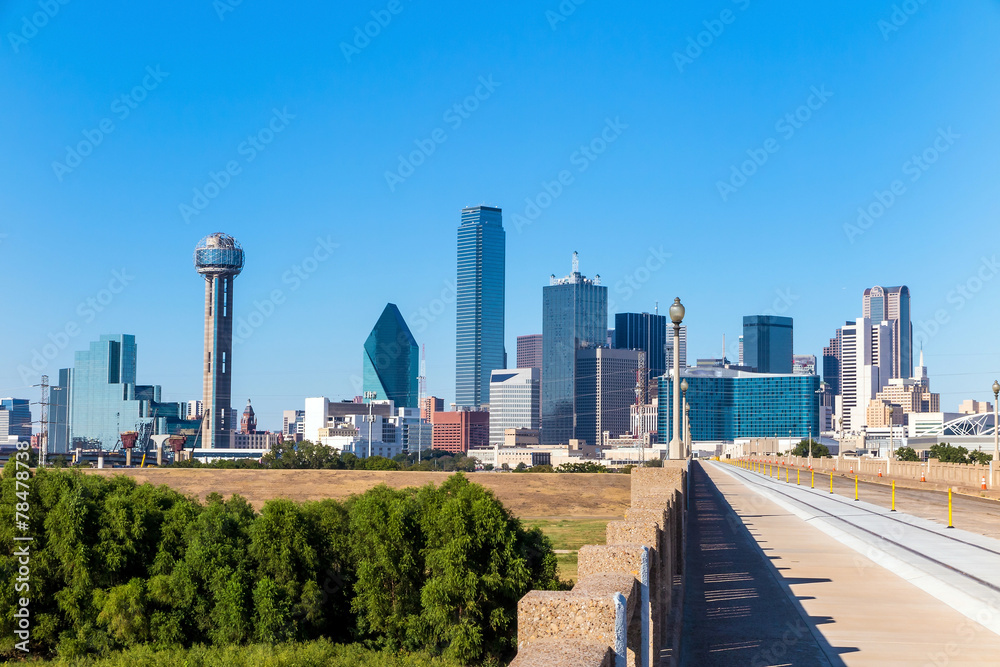 A View of the Skyline of Dallas, Texas A View of the Skyline of Dallas, Texas