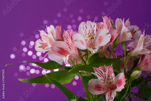 Bouquet of flowers alstroemeria