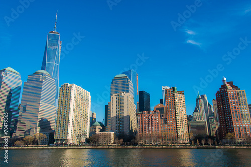 Panorama of downtown Manhattan #78479365