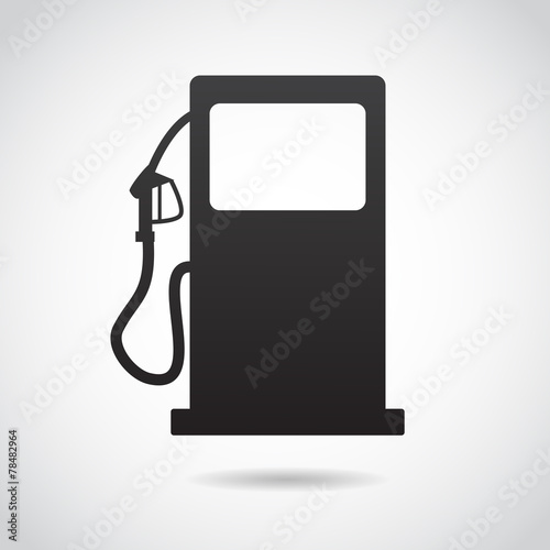 Gas station vector icon.