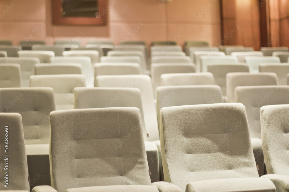 Fototapeta premium cinema chairs in a cinema