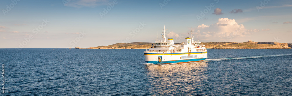 Ferry maltais à Gozo, Malte