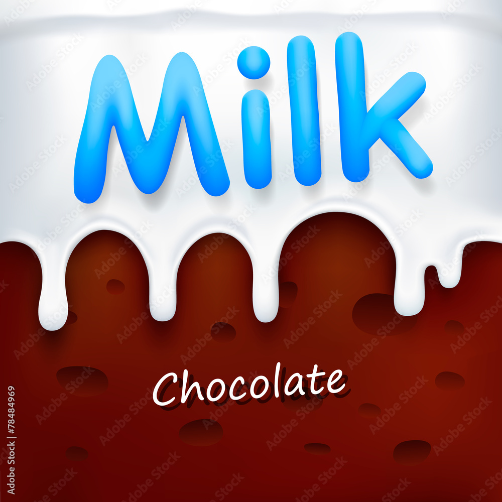 Milk with chocolate Milk with chocolate