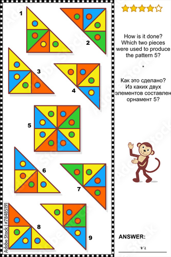 Abstract visual puzzle - how is it done?