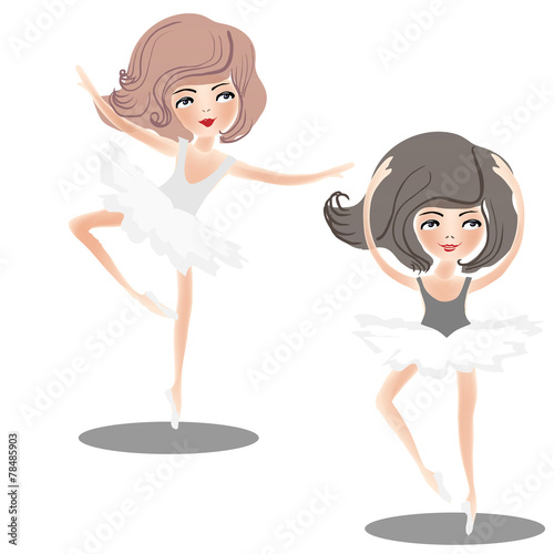 Dance of girls.