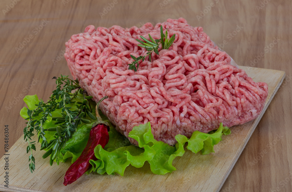Raw minced meat Raw minced meat