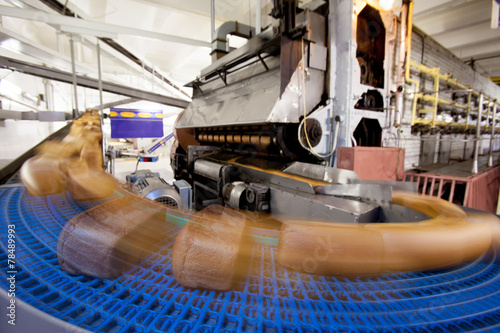 Baked Breads on the production