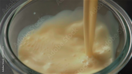 Slow motion of flan cooking. Find similar in our portfolio.