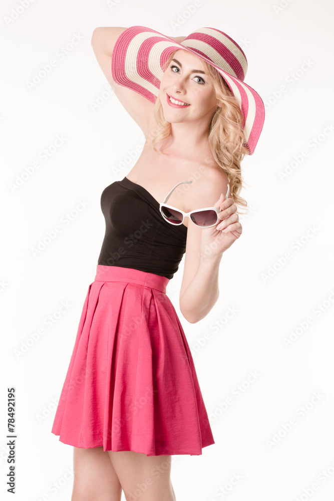 Portrait of beautiful blonde woman Portrait of beautiful blonde woman