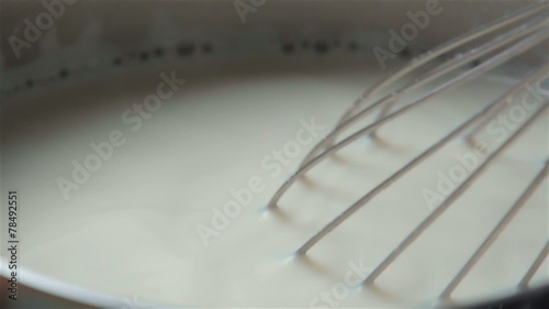 Slow motion of hot milk. Find similar in our portfolio.