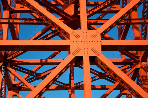 Detail of the Golden Gate Bridge, San Francisco