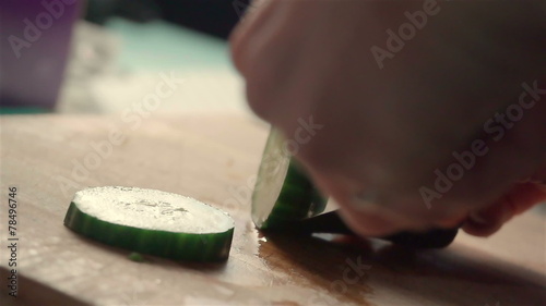 Slow motion of cucumber. Find similar in our portfolio.