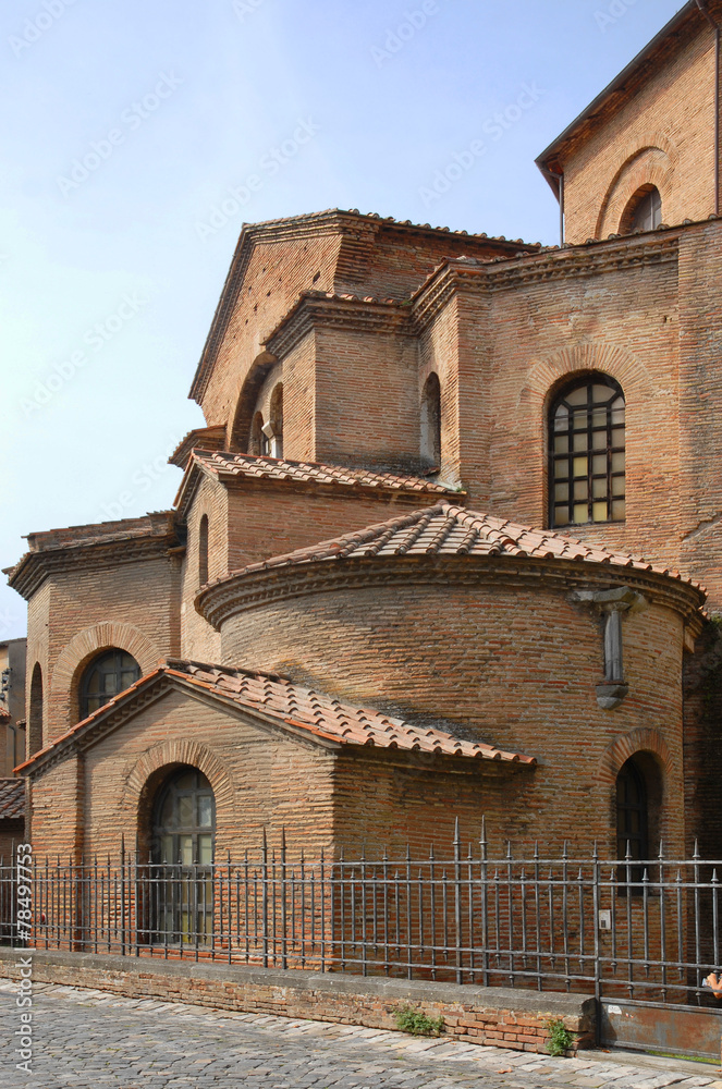 Italy Ravenna Saint Vitale Basilica peculiar frame