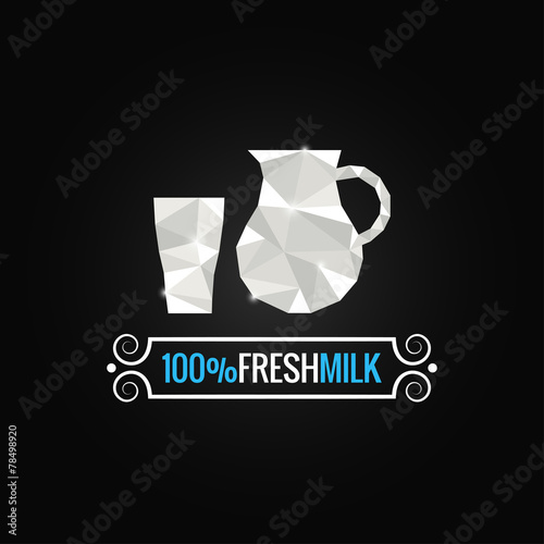 milk glass poly design background