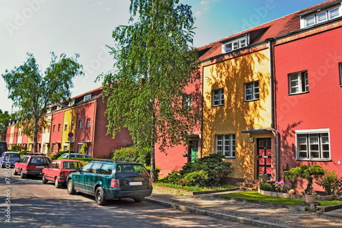 Canvas Print Sanierter Altneubau