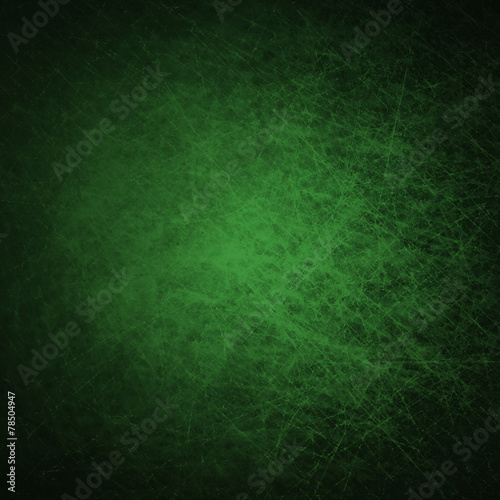 Grunge green background with ancient ornament