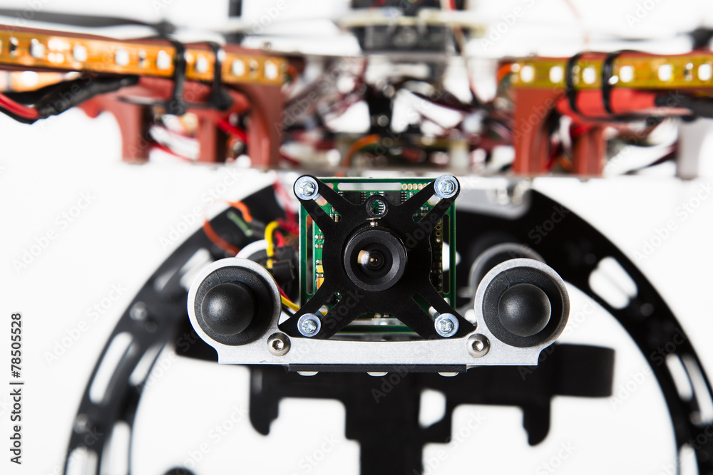 Fototapeta premium Camera on Drone