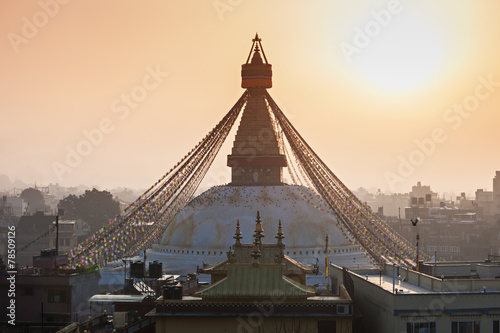 Boudhanath stupa  Kathmandu