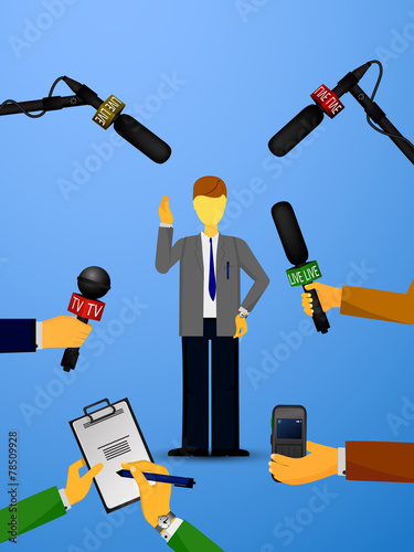 concept live news, reports, interviews