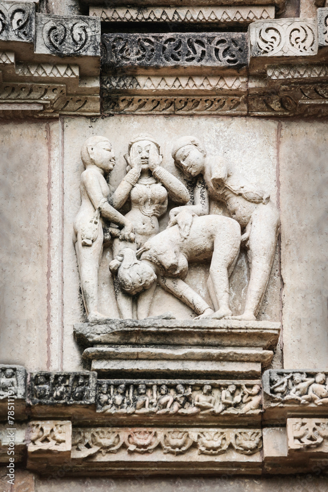 Stone carved, Khajuraho