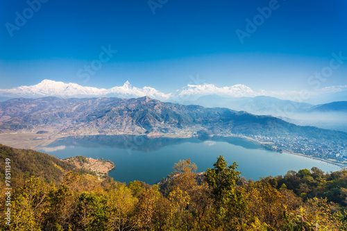 Phewa lake and Annapurna