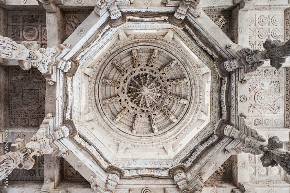 Obraz premium Ranakpur Temple interior